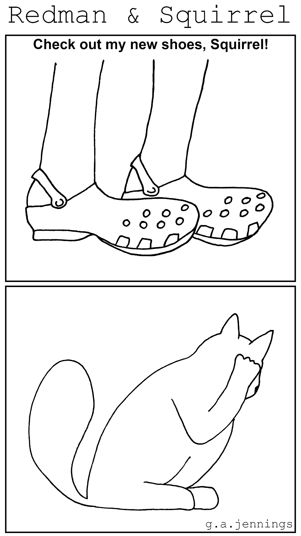 image: Redman & Squirrel Cartoon No. 3